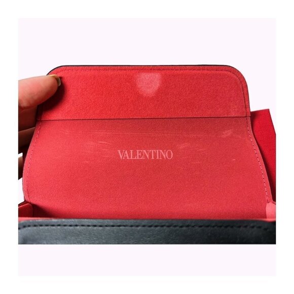Valentino Womens Havana Brown Retro Cats Eye Gradient Sunglasses with Case New